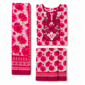 Elegant Printed Lawn 3 Piece Suit with Patchwork | Summer Collection