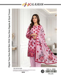 Digital Tana Dora Printed 3-Piece Suit – Premium Collection